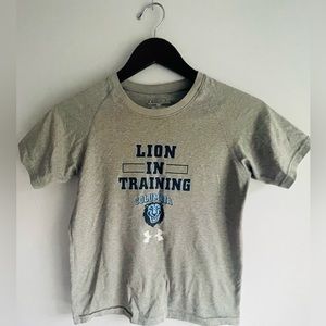 COLUMBIA UNIVERSITY UNDER ARMOR t shirt tee SIZE YM Youth Medium